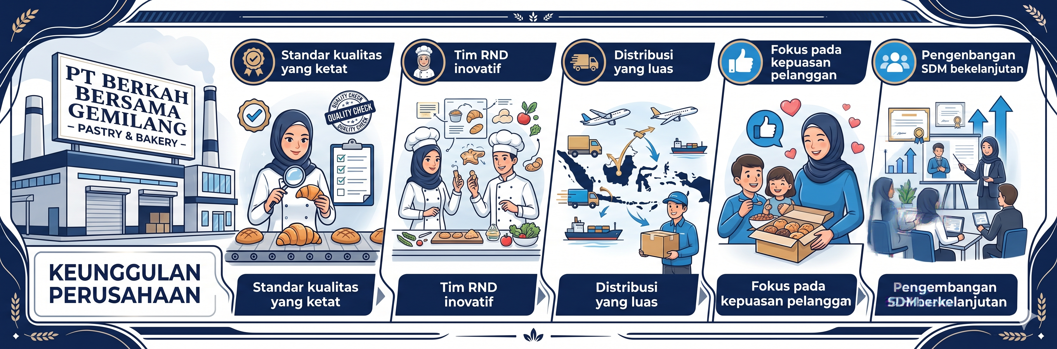 Keunggulan perusahaan PT Berkah Bersama Gemilang